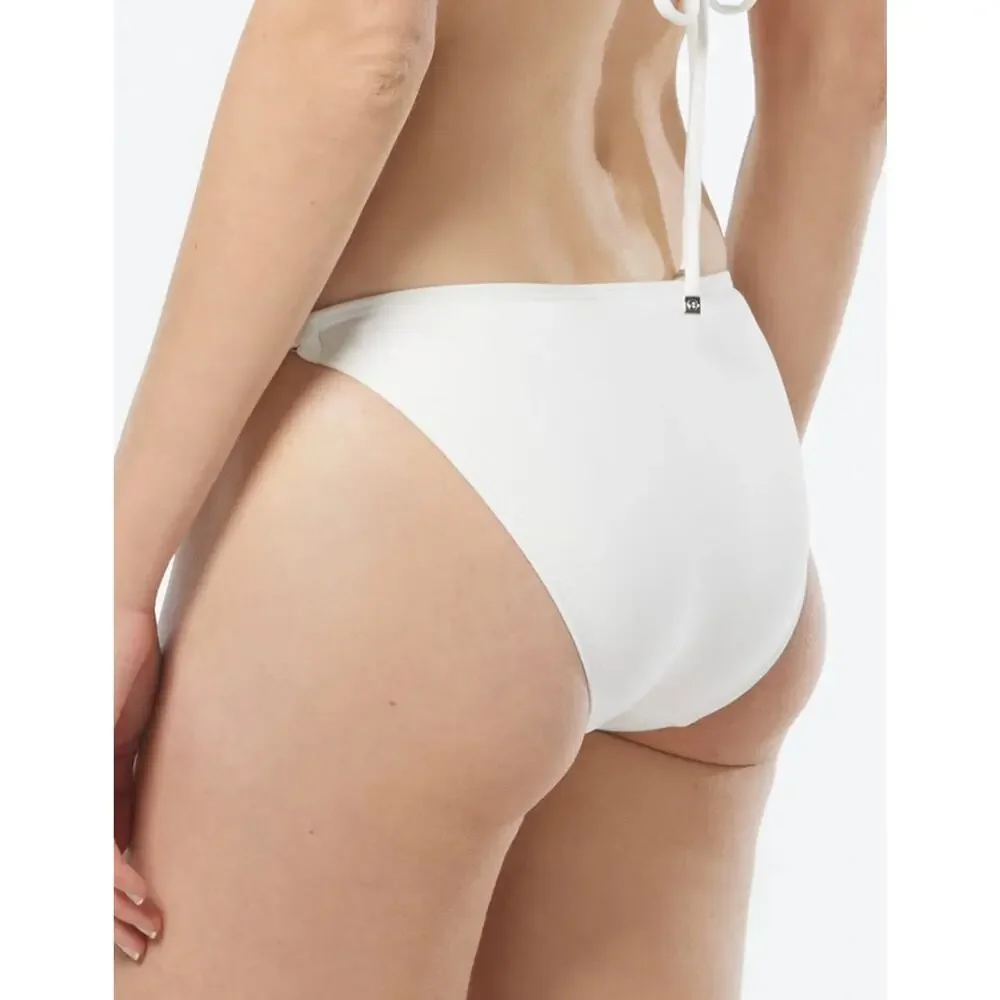 Michael Kors White Chain Bikini Bottom L NWT